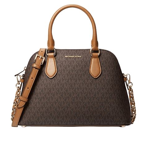 michael kors md dome satchel|Veronica Medium Logo Dome Satchel .